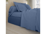 Drap plat Studio Coton Bleu