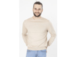 Pull Col Rond Vert Clair En Coton