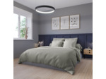 Housse de couette Harmonie Satin de coton coloris Gris