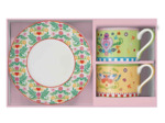SPRING FOLK Coffret 2 tasses à thé 24cl
