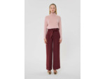 Pantalon Pia-Bordeaux en Polyester