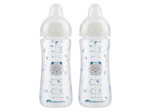 Lot de 2 biberons 370ml phosporence