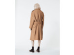 Manteau Long Avec Ceinture Et Large Col