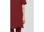 Robe Rayme-Bordeaux en Polyester