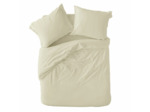 Pack housse de couette + Taie(s) d'oreiller - Coton thermorégulé - Ivoire