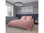 Housse de couette Partition Satin de coton Coloris Rose