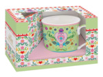 SPRING FOLK Mug 30cl a/dessous de verre