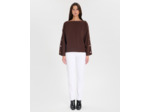 Pull Nili Chocolat en Laine