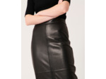Jupe Jala Noir en CUIR