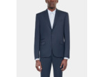 Veste De Costume En Laine Bleu Marine