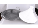 TAJINE inox 30cm avec couv.en ceramique