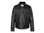 Blouson casual, cuir de vachette