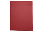 Drap plat Partition Satin de coton Coloris Rouge