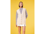Gilet Ginny-Ecru en Laine
