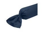 Taie de traversin Partition Satin de coton Coloris Marine