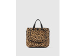 Sac cabas cuir LE 1440 LEOPARD matelassage chevrons femme