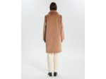 Manteau Mattie Camel en Polyester