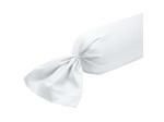 Taie de traversin Partition Satin de coton Coloris Blanc