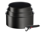 Ingenio Eco Resist, Lot 4pcs, 3 casseroles + poignée amovible, Antiadhésif, Induction