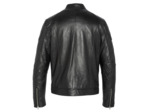 Blouson biker, cuir d'agneau