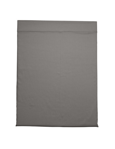 Drap plat Partition Satin de coton Coloris Gris