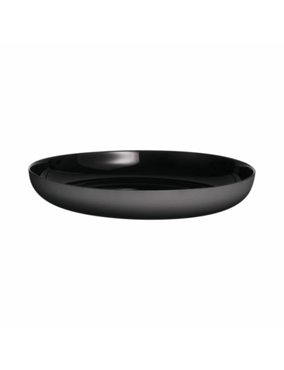 Assiette 25cm noir lava stone Vicky
