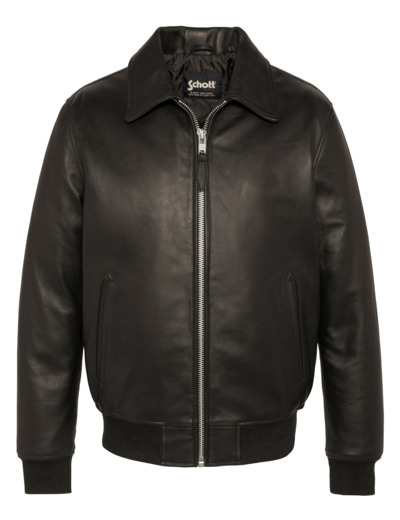 Blouson casual, cuir d'agneau
