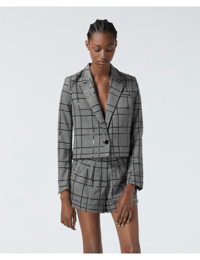 Veste Boutonnage Milieu Devant