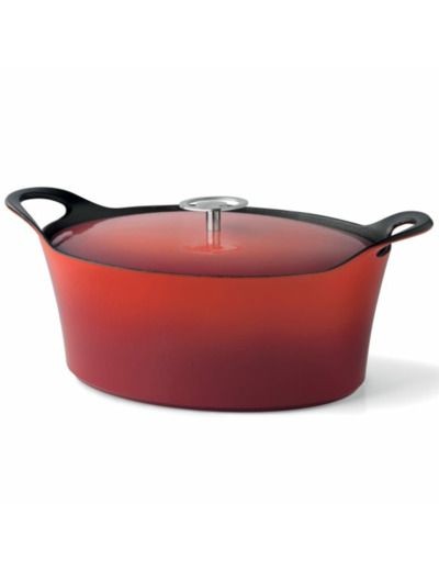 COCOTTE EN FONTE 29 CM COMPATIBLE TOUS FEUX ET FOUR