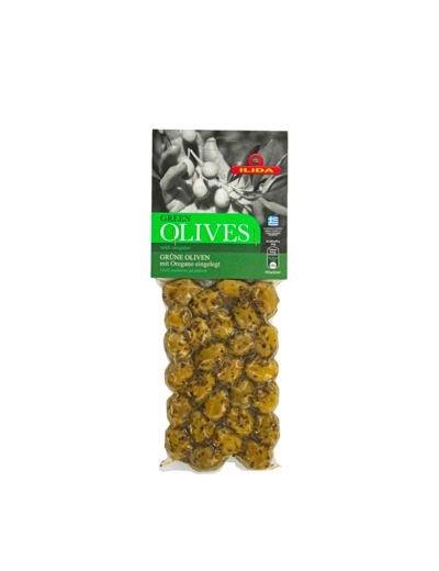 Olives vertes à l'origan
