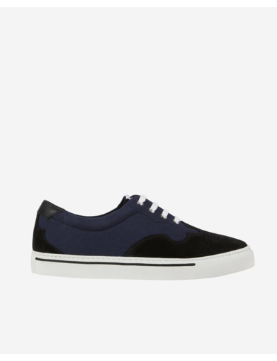 Sneakers Bleu Marine En Toile