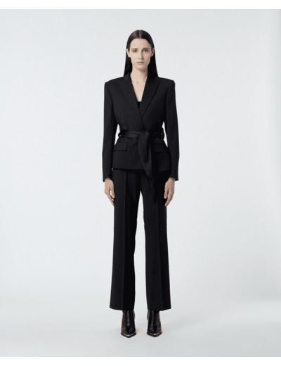 Veste Avec Detail Noeud Ceinture