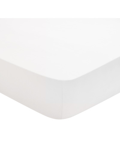 Drap Housse Studio Coton Blanc