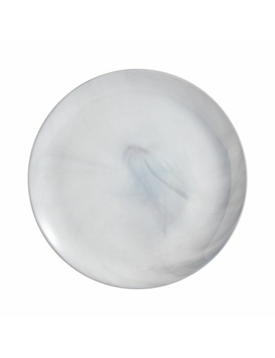 6 assiettes plates 25cm granit Diwali Marbre