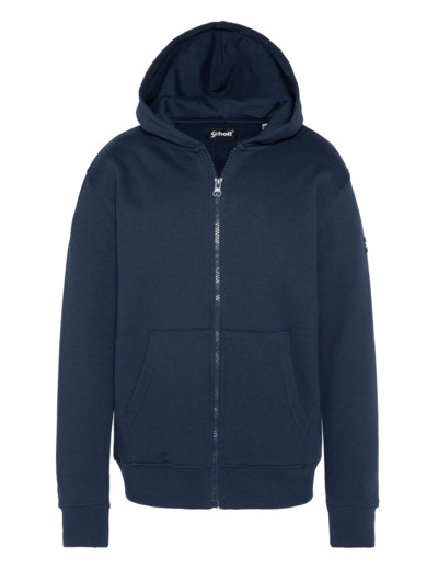 Sweatshirt zippé à capuche badgé enfant