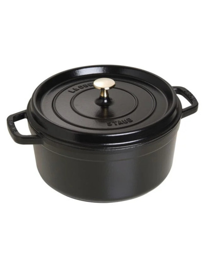COCOTTE RONDE 26cm 5.2L  Noir Mat