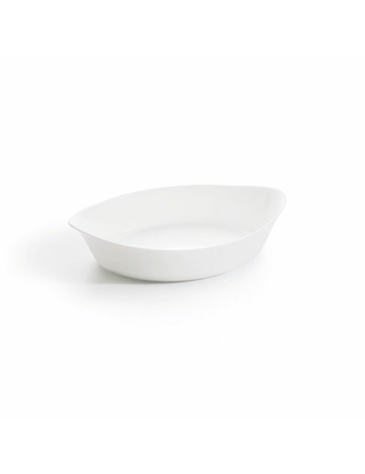 Plat de cuisson ovale 29x17cm blanc Smart Cuisine