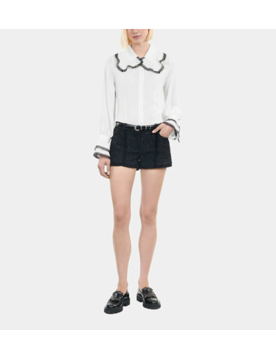 Chemise En Soie Blanche