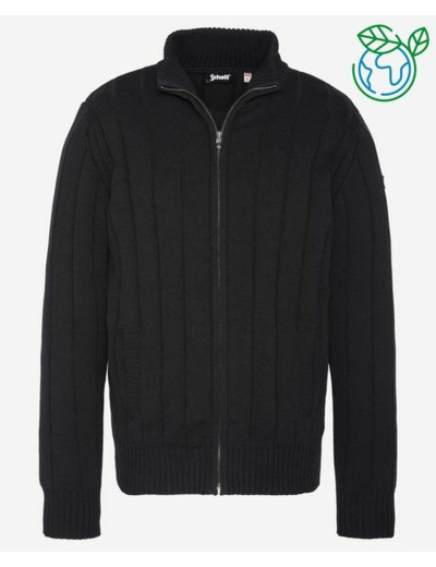 PULL EN MAILLE AVEC ZIP