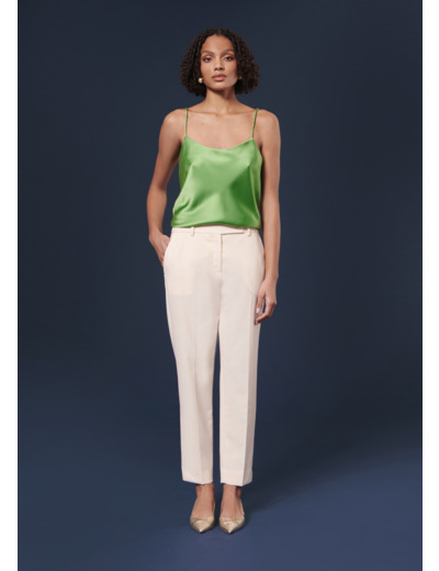 Pantalon Pascal-Ecru en Laine