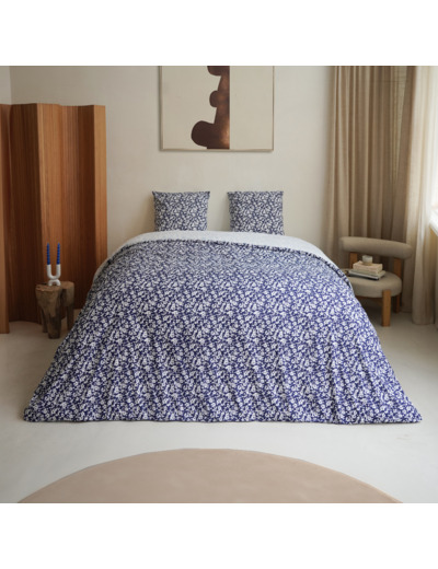 PACK HOUSSE DE COUETTE + TAIE(S) D'OREILLER COTON FLORA
