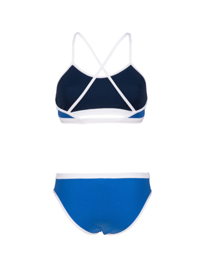 Maillot de bain 2 pièces arena Performance Icons Cross Back Solid pour femmes