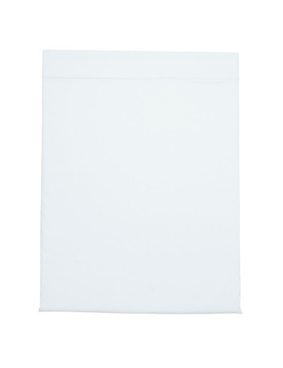Drap plat Harmonie Satin de coton coloris Blanc