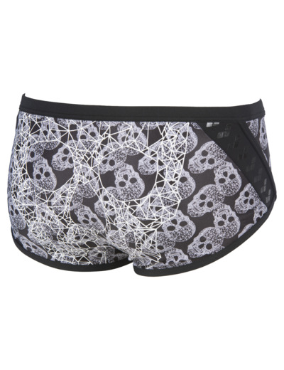 Short de bain taille basse arena Crazy Pop Skulls pour hommes