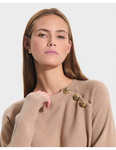 Pull Noam Camel en Laine