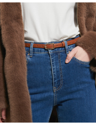 Ceinture Cathy Cognac en Cuir