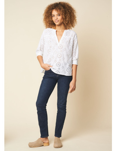 Jean slim à cinq poches