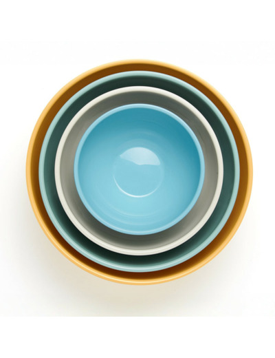 LOT DE 4 BOLS MELANGEURS / SALADIERS