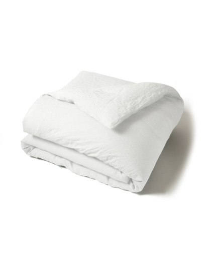 Linge de lit uni lin lavé | Housse de couette | Tradition des Vosges