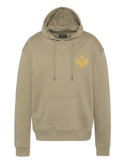 Sweatshirt imprimé army à capuche
